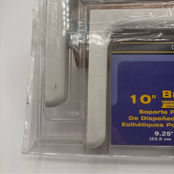 John Sterling 10” Shelf Brackets White Designer Series for 10-13” Shelves 75 lbs - Picture 7 of 14